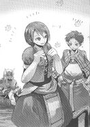 Making new clothes for Gobumi and Rubellia