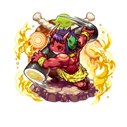 Oniwaka (Star of Setsubun) as a Jail Oni in the mobile game