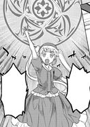 Using her crest to have a warm welcome at Mason Village