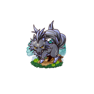 A Black Wolf Leader in the mobile game