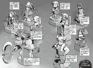 Vol. 6 characters: Aporou and his 8 Demon Generals