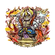 Ovarou with his upgraded halberd