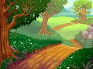 The path to Owl's Treehouse