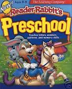 reader rabbit preschool pc game