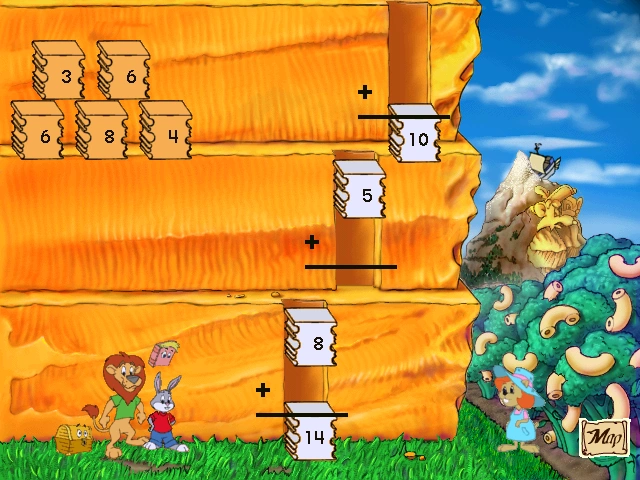 Cheddar Cheese Equations | Reader Rabbit Wiki | Fandom
