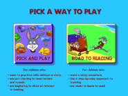 "Pick a Way to Play" screen