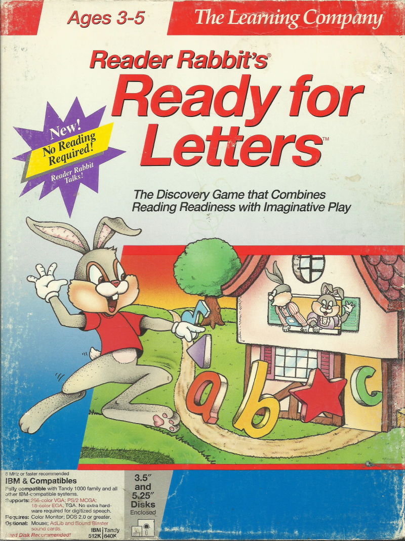 reader rabbit ready for letters mac