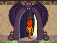 Sam enters the castle.