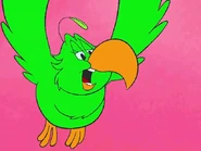 Penelope gives the player instructions on how to navigate the island and activities.