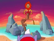 ...the boat crashes on an uncharted tropical island!