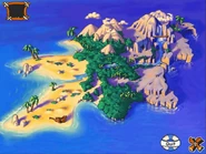Map of Pirate Island (without the activity icons)