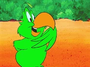 "I know this island like the back of my, uh... wing."