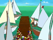 "Sailors, on your mark... Get set..."