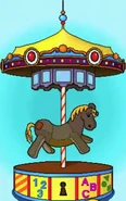 Wonder Pony in her carousel form