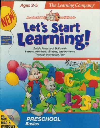 Reader Rabbit and Friends: Let's Start Learning! cover