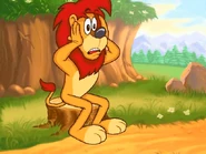 "A lion?! Oh my goodness!"