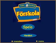 Autorun screen (Swedish Version)