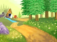 The path to Babs' Kitchen