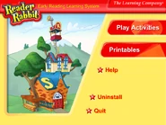 Autorun Screen (Early Reading Learning System)