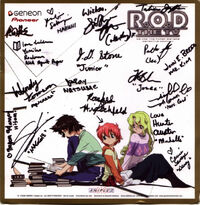 English Cast of ROD autographs