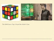 Rubik's Cube-shaped map