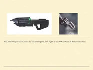 The MA5B Assault Rifle from Halo