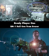 The Em-1 Railgun from Eraser