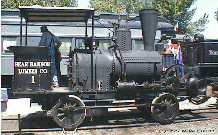 Bear Harbor Lumber Company's locomotive 1 | Real Life Thomas