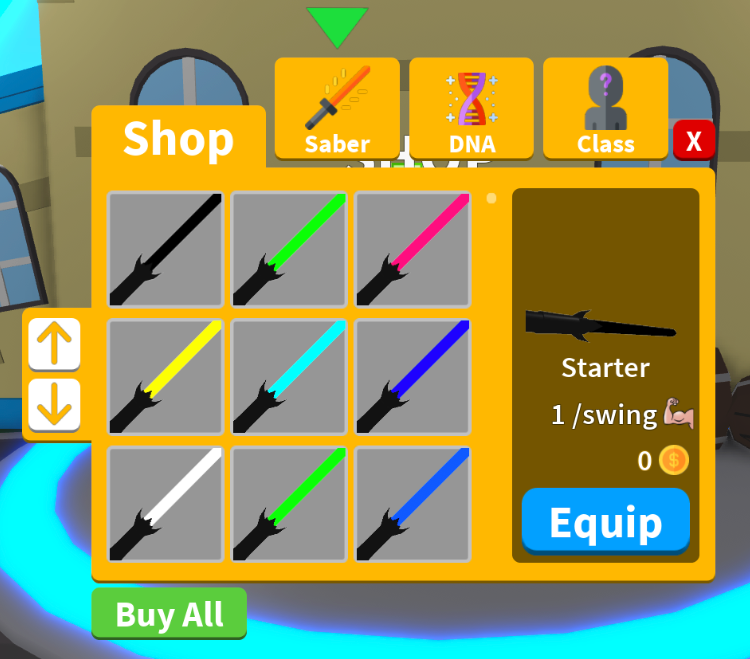 All Classes In Roblox Saber Simulator