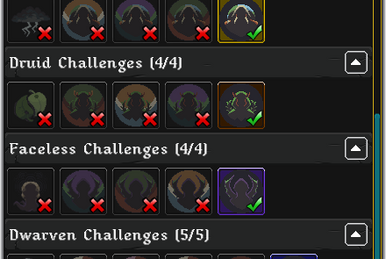 Challenge Rewards by Faction | Realm Grinder Wikia | Fandom