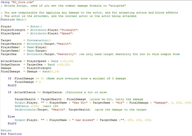 How to create a Custom Attack Script (1.25 BVM) | RealmCrafter Wiki ...