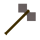 Steel battleaxe
