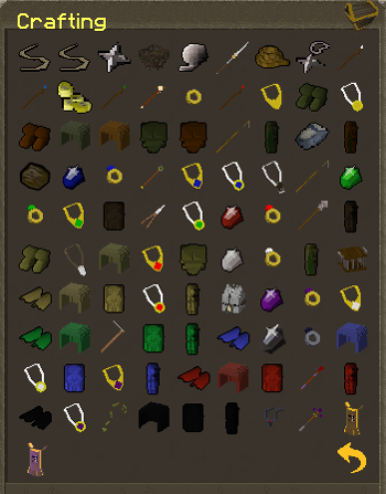 Crafting skill guide