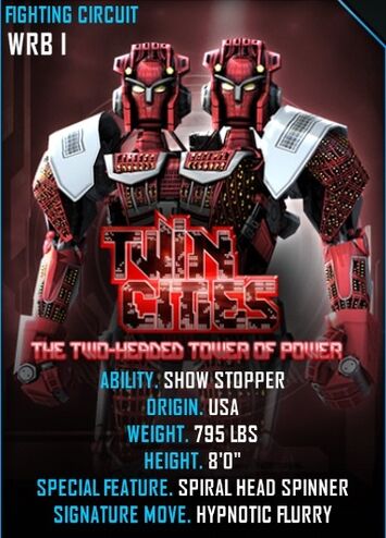 Twin Cities | Real Steel Wiki | Fandom Twin Cities | Real Steel Wiki | Fandom