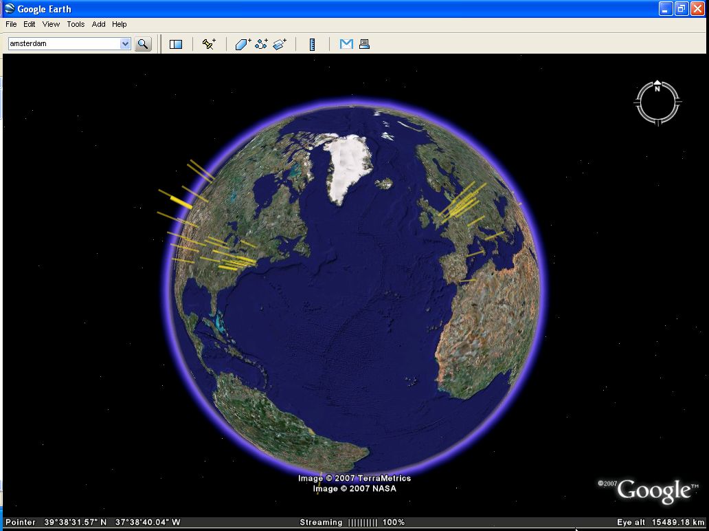 What is Google Earth based on?