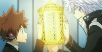 Byakuran y Tsuna 