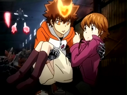 Tsuna Protecting Kyoko