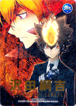 Baralho Anime Katekyo Hitman Reborn - Tsuna Sawada Tsunayoshi Hibari Kyoya  Lambo Carta Jogo Truco Pôker Cartas Cards Personagens