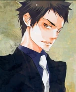 Takeshi removable mini-poster.