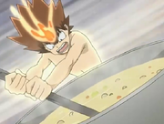 Tsuna cocinando