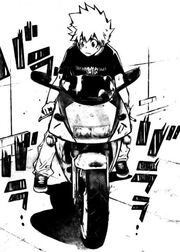 Moto de Tsuna en el manga