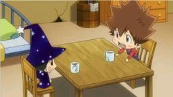 Rebo talks with Tsuna