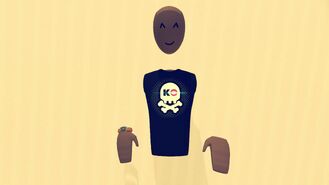 KO Skull Shirt (Black) (From Laser Tag)