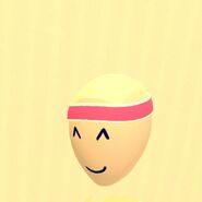 Headband (Pink, White) (1 Star)