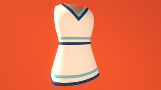 Cheerful Dress (White) (300 Tokens)