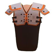 Football Shoulder Pads (White) (600 Tokens)