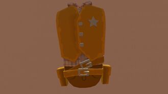 Cowboy Vest (Yellow) (7000 Tokens)