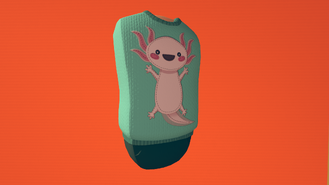 Animal Sweater (Axolotl) (900 Tokens)