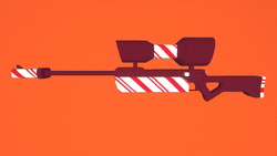(New) Paintball Sniper Rifle Skin (Candy Cane)