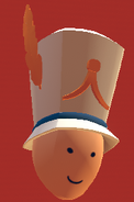 Drum Major Hat (Orange) (8,000 Tokens)